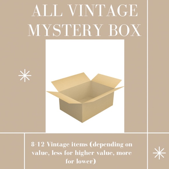 Vintage Tops - LARGE VINTAGE MYSTERY BOX